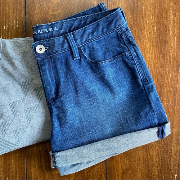Banana Republic Rolled Cuff Skinny Shorts, 28 - Picture 3 of 6